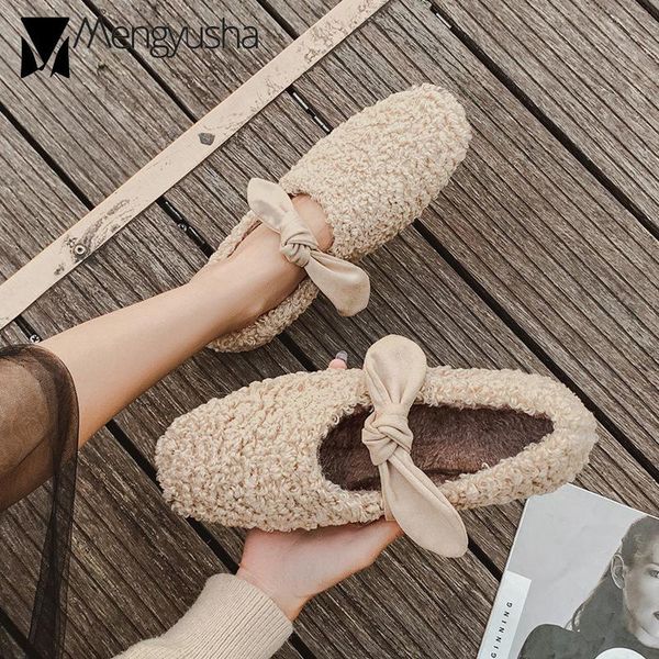leather bow decoration lamb fur flat shoes woman round toe cotton shoes female curly fur flats cozy plush moccasins big size 43, Black
leather bow decoration lamb fur flat shoes woman round toe cotton shoes female curly fur flats cozy plush moccasins big size 43, Black