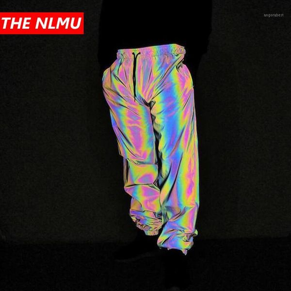 2020 new men colorful reflective pants street dance jogger pants couple hip hop punk trousers autumn winter gw9801, Black
2020 new men colorful reflective pants street dance jogger pants couple hip hop punk trousers autumn winter gw9801, Black