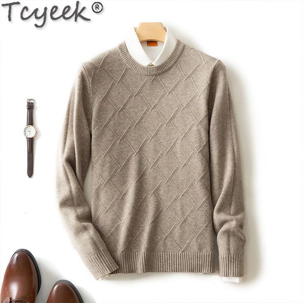 tcyeek men's sweater korean style pullover men knitted sweater warm autumn winter clothes 2020 ropa hombre hiver 06, White;black
tcyeek men's sweater korean style pullover men knitted sweater warm autumn winter clothes 2020 ropa hombre hiver 06, White;black