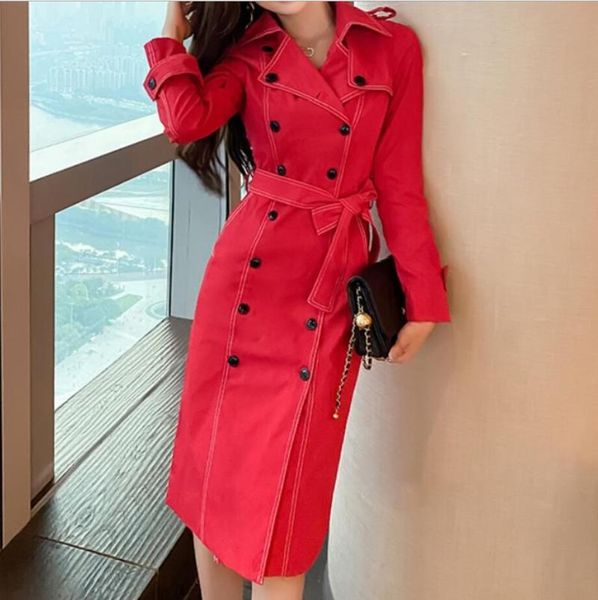 casual dresses 2021 autumn office lady notched collar slim high waist dress korean double-breasted belt party s141, Black;gray
casual dresses 2021 autumn office lady notched collar slim high waist dress korean double-breasted belt party s141, Black;gray