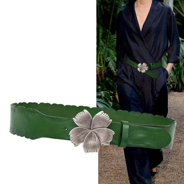 h3463 women cowhide belt female genuine leather fashion flower decoration waist seal metal buckle grade easy cummerbunds, Black;brown
h3463 women cowhide belt female genuine leather fashion flower decoration waist seal metal buckle grade easy cummerbunds, Black;brown