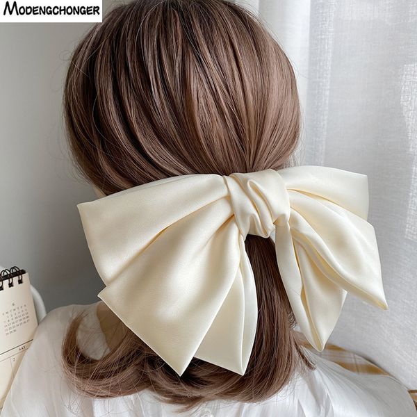 high quatity solid color big bow hairpins girl popular clip for women sweet two-layer satin hairgrip hair accessories
high quatity solid color big bow hairpins girl popular clip for women sweet two-layer satin hairgrip hair accessories