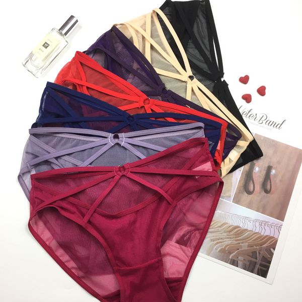 erotic lingerie women's underwear lace panties perspective mesh briefs hollow out bandage underpants femme comfort knickers, Black;pink
erotic lingerie women's underwear lace panties perspective mesh briefs hollow out bandage underpants femme comfort knickers, Black;pink