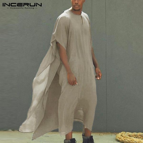 ethnic clothing men muslim jubba thobe solid flare short sleeve o neck loose dubai caftan robes fashion arab mens islamic kaftan incerun s-5, Red
ethnic clothing men muslim jubba thobe solid flare short sleeve o neck loose dubai caftan robes fashion arab mens islamic kaftan incerun s-5, Red