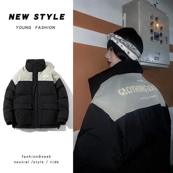 letter print puffer jacket for women winter thick clothing korean fashion stand collar trends plus size ladies padded streetwear, Black
letter print puffer jacket for women winter thick clothing korean fashion stand collar trends plus size ladies padded streetwear, Black