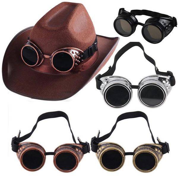 new arrival vintage style steampunk goggles welding punk glasses cosplay wholesale brand designer
new arrival vintage style steampunk goggles welding punk glasses cosplay wholesale brand designer