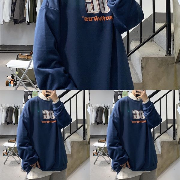new round neck letter printed sweater trend in autumn winter 20 pullover sweatersweaterstudentsversatile men's and women's pullove, Black
new round neck letter printed sweater trend in autumn winter 20 pullover sweatersweaterstudentsversatile men's and women's pullove, Black