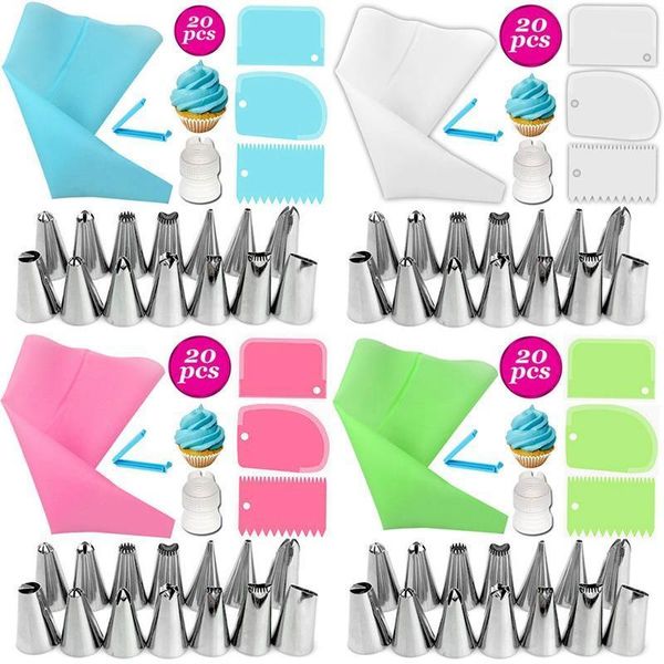 20pcs/set cake baking decorating kit set piping tips pastry icing bag nozzles diy cake decorating kit supplies set tools1
20pcs/set cake baking decorating kit set piping tips pastry icing bag nozzles diy cake decorating kit supplies set tools1