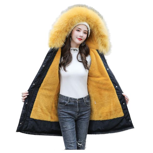 2021 the new women winter down jacket loose plus veet padded coat mid-length overcoat big chin deautiful woman parkas a113 92w4, Black
2021 the new women winter down jacket loose plus veet padded coat mid-length overcoat big chin deautiful woman parkas a113 92w4, Black