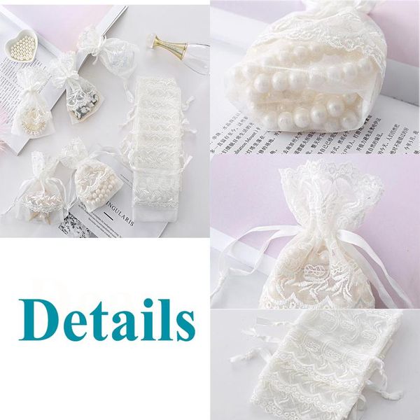 ribbon drawstring white lace wedding gifts bag valentie's day gift packing pouch can be cu bbypyo
ribbon drawstring white lace wedding gifts bag valentie's day gift packing pouch can be cu bbypyo