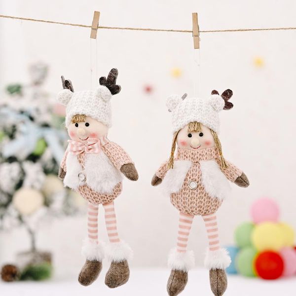 christmas decorations doll pendant tree antlers girl hanging leg xmas party ornament for children 2021 year gift
christmas decorations doll pendant tree antlers girl hanging leg xmas party ornament for children 2021 year gift
