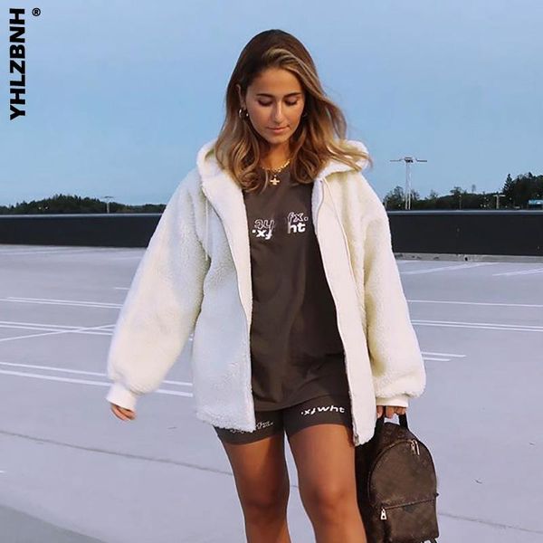 women's fur & faux yhlzbnh teddy women coat winter warm long sleeve zipper hooded jacket fluffy ladies autumn overcoat outerwear, Black
women's fur & faux yhlzbnh teddy women coat winter warm long sleeve zipper hooded jacket fluffy ladies autumn overcoat outerwear, Black
