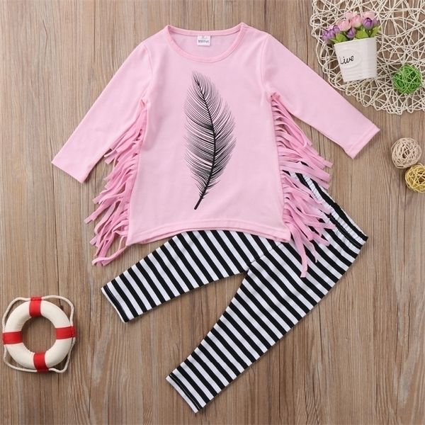 tassel girl t-shirts long sleeve striped pants kids baby girls clothes sets cotton cute outfits clothing set toddler y200325, White
tassel girl t-shirts long sleeve striped pants kids baby girls clothes sets cotton cute outfits clothing set toddler y200325, White