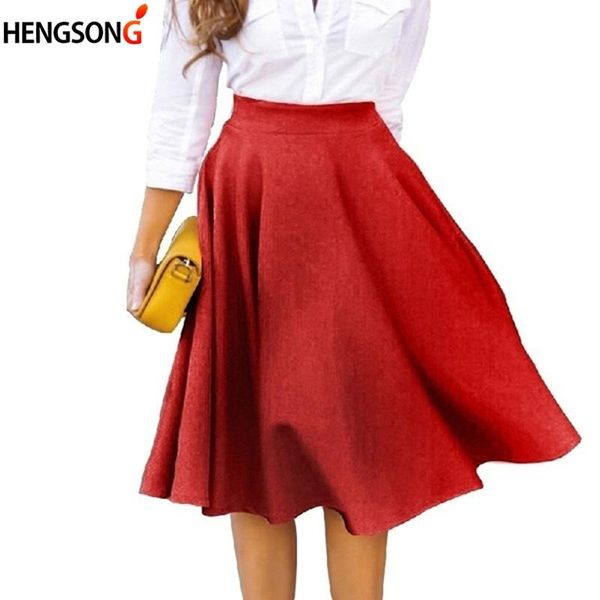 2021 spring summer fashion office lady knee length skirt big hem pleated skirt women solid high waist skirts female faldas mujer, Black
2021 spring summer fashion office lady knee length skirt big hem pleated skirt women solid high waist skirts female faldas mujer, Black