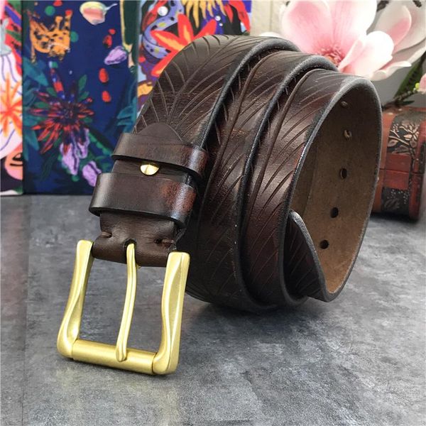 super thick men leather belt luxury hand carving cinturon mujer retro belts men leather wide belt brass buckle strap mbt0596, Black;brown
super thick men leather belt luxury hand carving cinturon mujer retro belts men leather wide belt brass buckle strap mbt0596, Black;brown