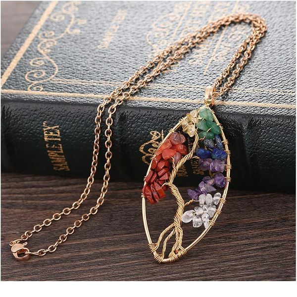 reiki healing tree of life chakra pendant necklace vintage water drop wisdom tree chain necklace natural stone chip bead qylmkp, Black
reiki healing tree of life chakra pendant necklace vintage water drop wisdom tree chain necklace natural stone chip bead qylmkp, Black