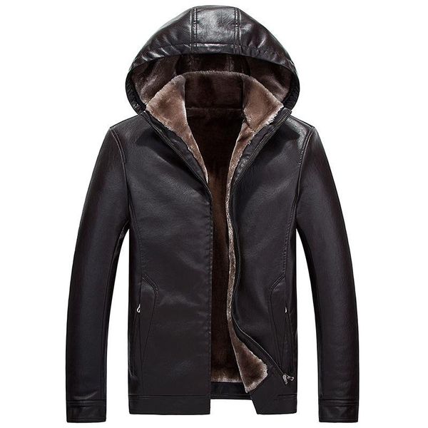 biker faux leather jacket men hooded slim thick winter male outerwear fashion fleece warm mens pu jacket zipper coats ds501016, Black
biker faux leather jacket men hooded slim thick winter male outerwear fashion fleece warm mens pu jacket zipper coats ds501016, Black