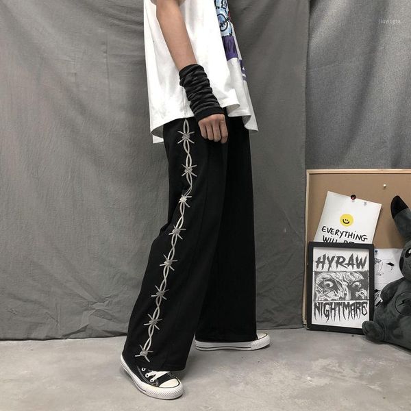 straight pants men's fashion embroidery solid color retro casual pants men streetwear wild loose hip hop trousers mens m-xl1, Black
straight pants men's fashion embroidery solid color retro casual pants men streetwear wild loose hip hop trousers mens m-xl1, Black