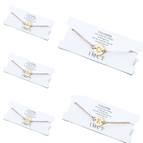 uqogc personalized simple jewelry creative popular fashion english alphabet alloy personalized simp bracelet disc fashion jewelry creative p, Golden;silver
uqogc personalized simple jewelry creative popular fashion english alphabet alloy personalized simp bracelet disc fashion jewelry creative p, Golden;silver
