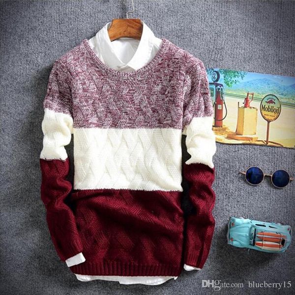 men fashion winter o-neck brand knitting style long sleeve pullover slim clothes sweater new korean sweater gxcpm, Black
men fashion winter o-neck brand knitting style long sleeve pullover slim clothes sweater new korean sweater gxcpm, Black