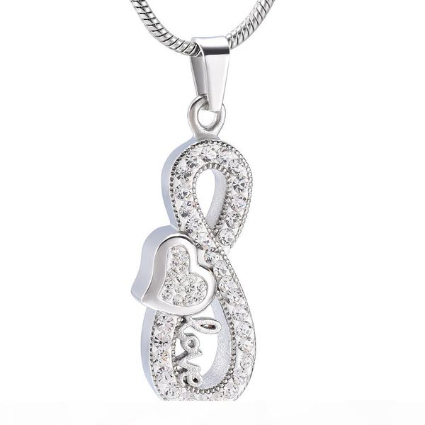 ijd9988 infinity love ashes urn pendant stainless steel cremation human pet urn pendant cremation pendant for memorial jewelry, Silver
ijd9988 infinity love ashes urn pendant stainless steel cremation human pet urn pendant cremation pendant for memorial jewelry, Silver