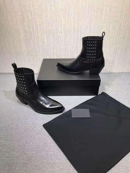 new season man rare limited edition rivets studs slp boots genuine cowhide comfortable fashion western cowboy boots, Black
new season man rare limited edition rivets studs slp boots genuine cowhide comfortable fashion western cowboy boots, Black