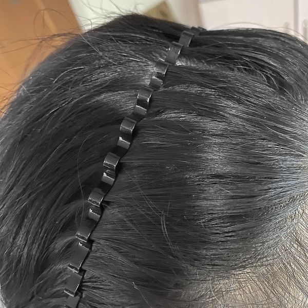 1/2pcs black wavy hair head hoop band sport headband hairband men headhoop 1/2pcs q wmtcts