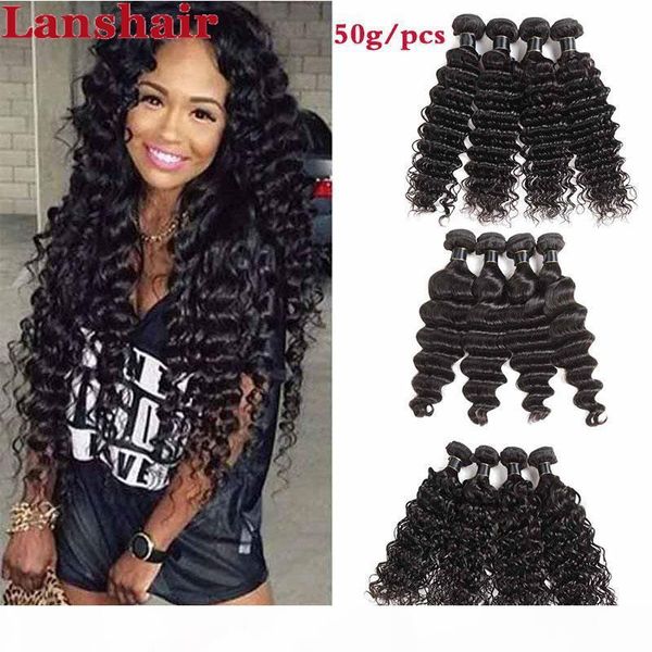 brazilian virgin human hair weave bundle body deep wave peruvian indian straight water wave kinky curly 5 6pcs lot hair extensions 50g pcs, Black
brazilian virgin human hair weave bundle body deep wave peruvian indian straight water wave kinky curly 5 6pcs lot hair extensions 50g pcs, Black
