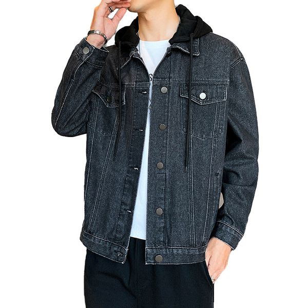 2020 new fashion hoodie denim jacket men's loose fall trend mens jackets and coats ing, Black;brown
2020 new fashion hoodie denim jacket men's loose fall trend mens jackets and coats ing, Black;brown