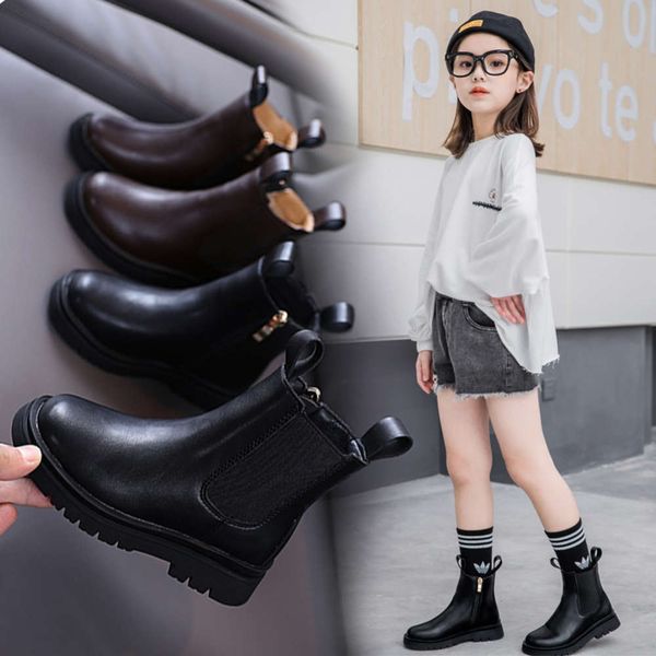 new sle girls' british martin single princs 2020 plush chimney boots children' winter, Black;grey
new sle girls' british martin single princs 2020 plush chimney boots children' winter, Black;grey