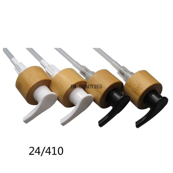 100pcs/lot 24/410 bamboo white/black press pump head cap lid for cosmetic liquid/lotion/shampoo wash/emulsion/essence bottle
100pcs/lot 24/410 bamboo white/black press pump head cap lid for cosmetic liquid/lotion/shampoo wash/emulsion/essence bottle