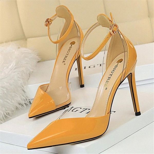 Size 34-43 Summer Women's Sexy Pointed Toe 10cm High heeled Sandals Fashion Female Patent Leather Ankle-Wrap Dress Stiletto #wy3S, Black
Size 34-43 Summer Women's Sexy Pointed Toe 10cm High heeled Sandals Fashion Female Patent Leather Ankle-Wrap Dress Stiletto #wy3S, Black