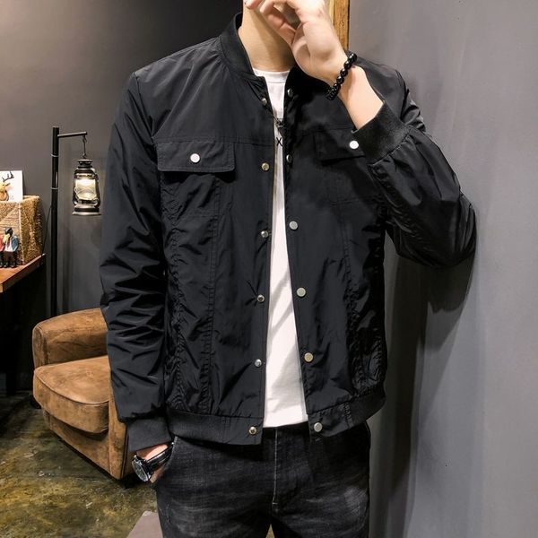 2021 new autumn new men's thin baseball uniform all-match black jacket nhcr, White;black
2021 new autumn new men's thin baseball uniform all-match black jacket nhcr, White;black