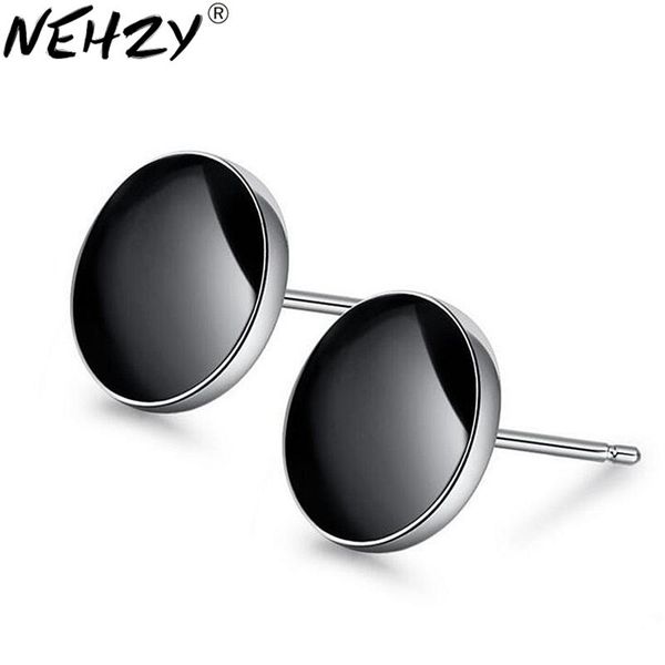 stud nehzy 925 sterling silver woman the men's fashion retro earrings black drop crystal circular vinyl jewelry 7mm9mm, Golden;silver
stud nehzy 925 sterling silver woman the men's fashion retro earrings black drop crystal circular vinyl jewelry 7mm9mm, Golden;silver