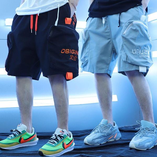 summer work wear shorts men's letter printed casual big pocket shorts men's haajuku loose street1, White;black
summer work wear shorts men's letter printed casual big pocket shorts men's haajuku loose street1, White;black