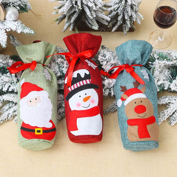 santa claus christmas decoration wine bottle cover gift bag hold xmas dinner ornament table party home wedding decor 63218
santa claus christmas decoration wine bottle cover gift bag hold xmas dinner ornament table party home wedding decor 63218