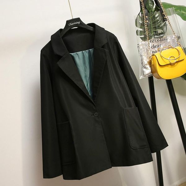women's suits & blazers casual ladies jacket large size xl-5xl 2021 autumn loose long black blazer female suit high quality, White;black
women's suits & blazers casual ladies jacket large size xl-5xl 2021 autumn loose long black blazer female suit high quality, White;black