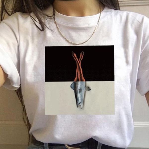 new aesthetics tshirt fashion women tshirt casual funny fish tee female short sleeve graphic clothes, White
new aesthetics tshirt fashion women tshirt casual funny fish tee female short sleeve graphic clothes, White
