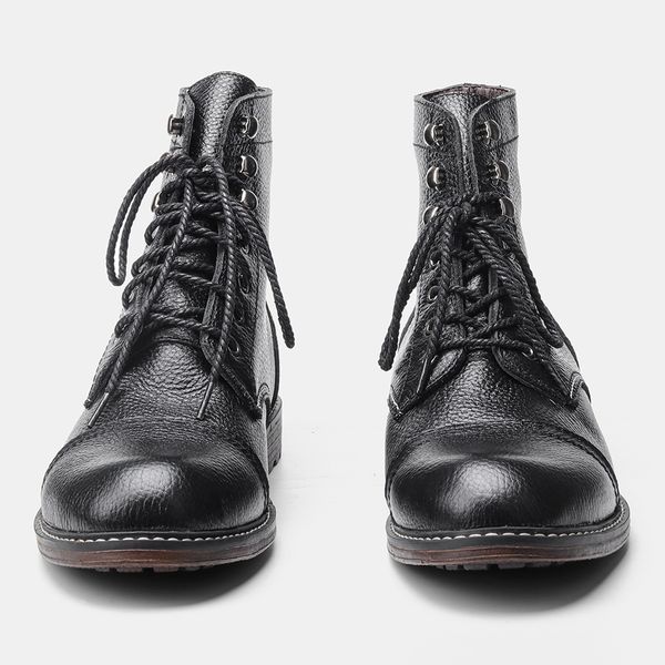winter boots for men genuine cow leather men winter boots large size -13 men shoe brand ankle boots #dm8105, Black
winter boots for men genuine cow leather men winter boots large size -13 men shoe brand ankle boots #dm8105, Black