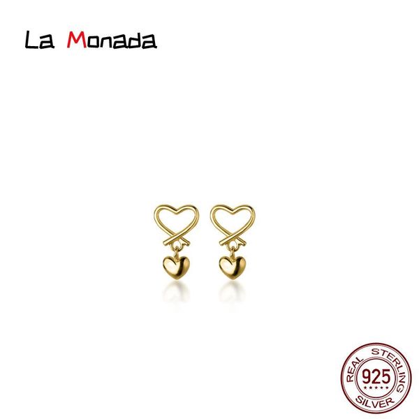 stud la monada silver earrings for women small fashion girls 925 earring female korean fine drop heart jewelry, Golden;silver
stud la monada silver earrings for women small fashion girls 925 earring female korean fine drop heart jewelry, Golden;silver