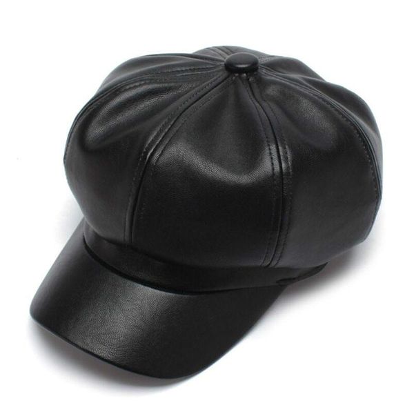 berets quality fashion artist pu women beret hat for cap female casual dome bare chapeu feminino boina, Blue;gray
berets quality fashion artist pu women beret hat for cap female casual dome bare chapeu feminino boina, Blue;gray