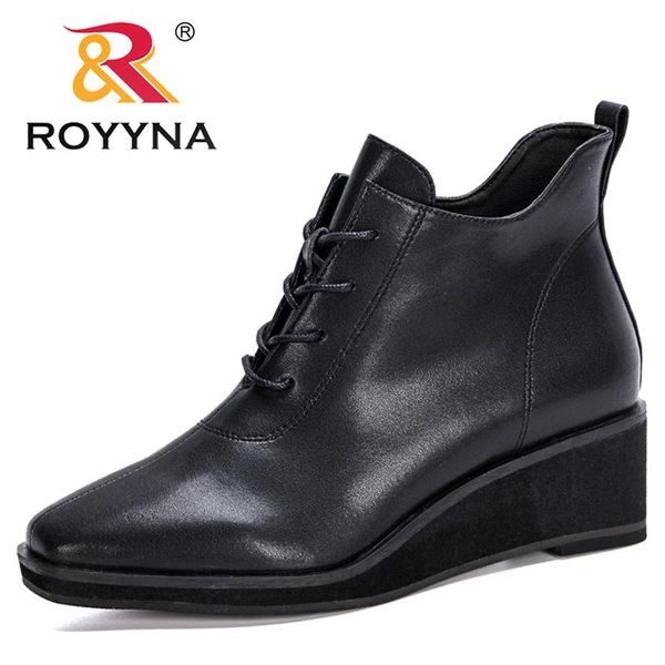 boots royyna 2021 designers ankle women winter single shoes thick fashion woman high lace up wedge increase, Black
boots royyna 2021 designers ankle women winter single shoes thick fashion woman high lace up wedge increase, Black