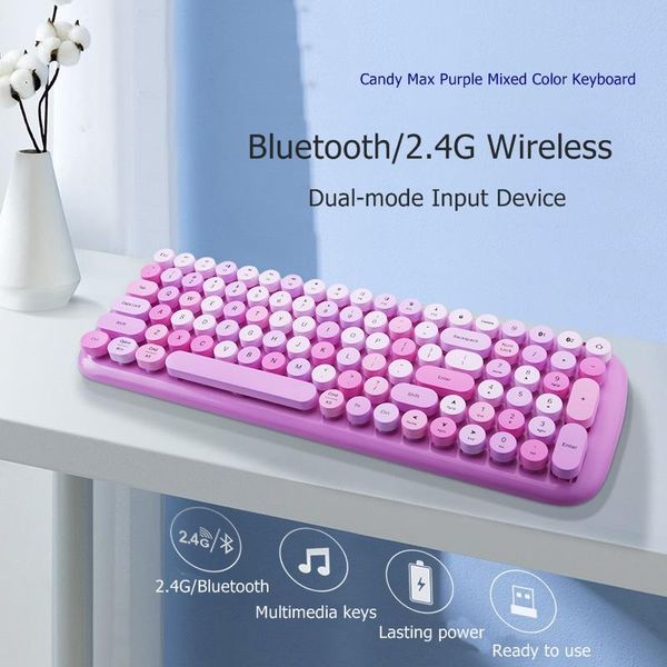 new mofii candy max bluetooth/2.4g wireless dual-mode universal wireless keyboard for desknotebook ,tablet,mobile phone
new mofii candy max bluetooth/2.4g wireless dual-mode universal wireless keyboard for desknotebook ,tablet,mobile phone