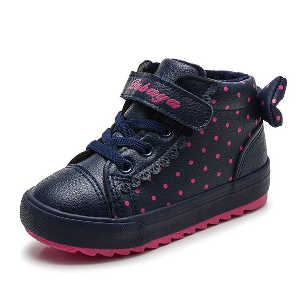 kids boots girls boots 2020 winter warm plush pu leather baby girl shoes fashion polka dot bow princess children casual sneakers, Black;grey
kids boots girls boots 2020 winter warm plush pu leather baby girl shoes fashion polka dot bow princess children casual sneakers, Black;grey
