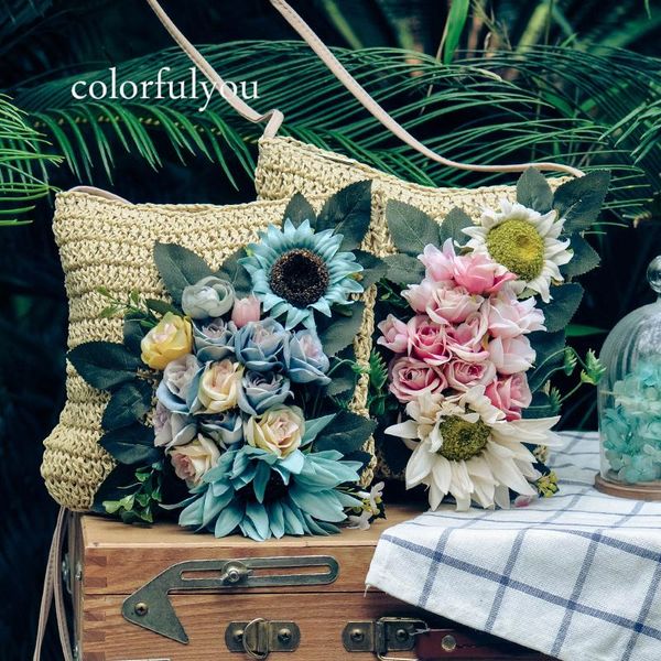 handmade цветы плеча женщин сплетенный мешок пляжа лето солома для женщин путешествия для отдыха женская сумка сумки 2020
handmade цветы плеча женщин сплетенный мешок пляжа лето солома для женщин путешествия для отдыха женская сумка сумки 2020
