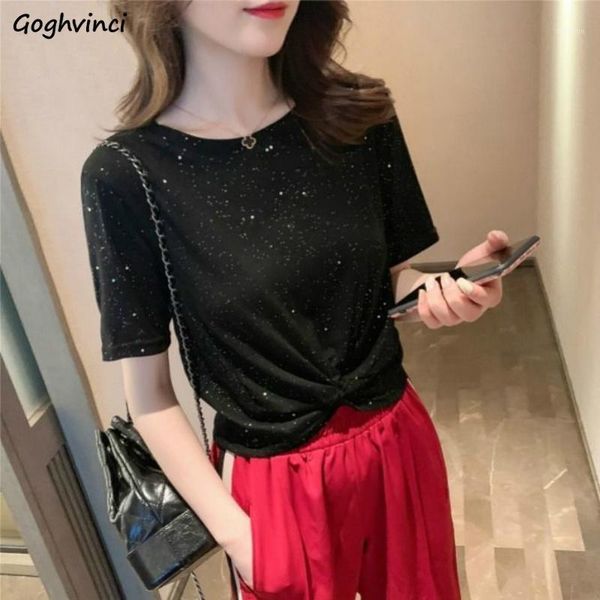 women's t-shirt short sleeve t-shirts women summer crop sequins bling slim korean style all-match pleated party ladies street wear, White
women's t-shirt short sleeve t-shirts women summer crop sequins bling slim korean style all-match pleated party ladies street wear, White
