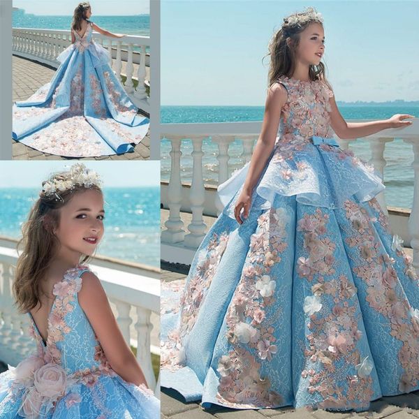 princess 3d flower girl dresses for weddings vestidos daminha kids evening gowns big ball gown first communion dresses for girls, White;blue
princess 3d flower girl dresses for weddings vestidos daminha kids evening gowns big ball gown first communion dresses for girls, White;blue