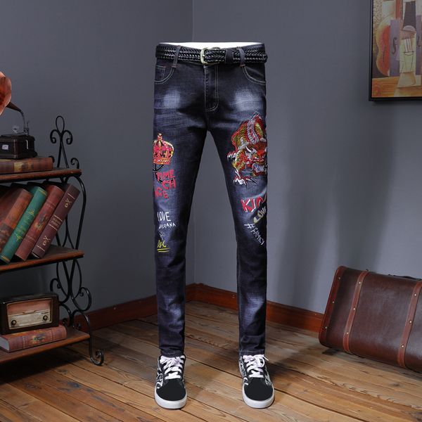 2020 jean pantolon erkek denim breeches hh61, Blue