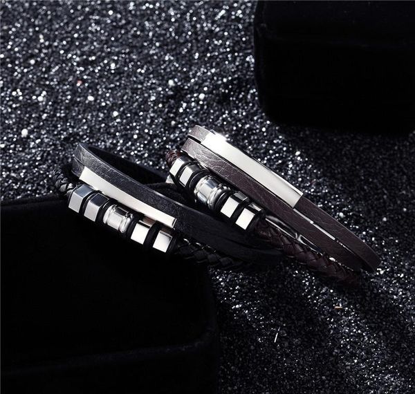 stylish stainless steel bracelet & bangle silvery bracelet charm genuine leather man vintage jew sqcruz beauty888, Golden;silver 
stylish stainless steel bracelet & bangle silvery bracelet charm genuine leather man vintage jew sqcruz beauty888, Golden;silver