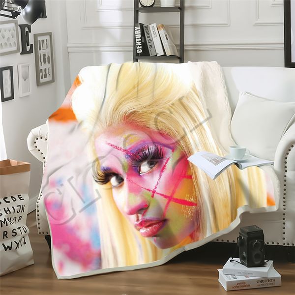 cloocl factory wholesale hip hop rapper nicki minaj blanket 3d print double layer casual sofa youth bedding throw fashion blankets
cloocl factory wholesale hip hop rapper nicki minaj blanket 3d print double layer casual sofa youth bedding throw fashion blankets
